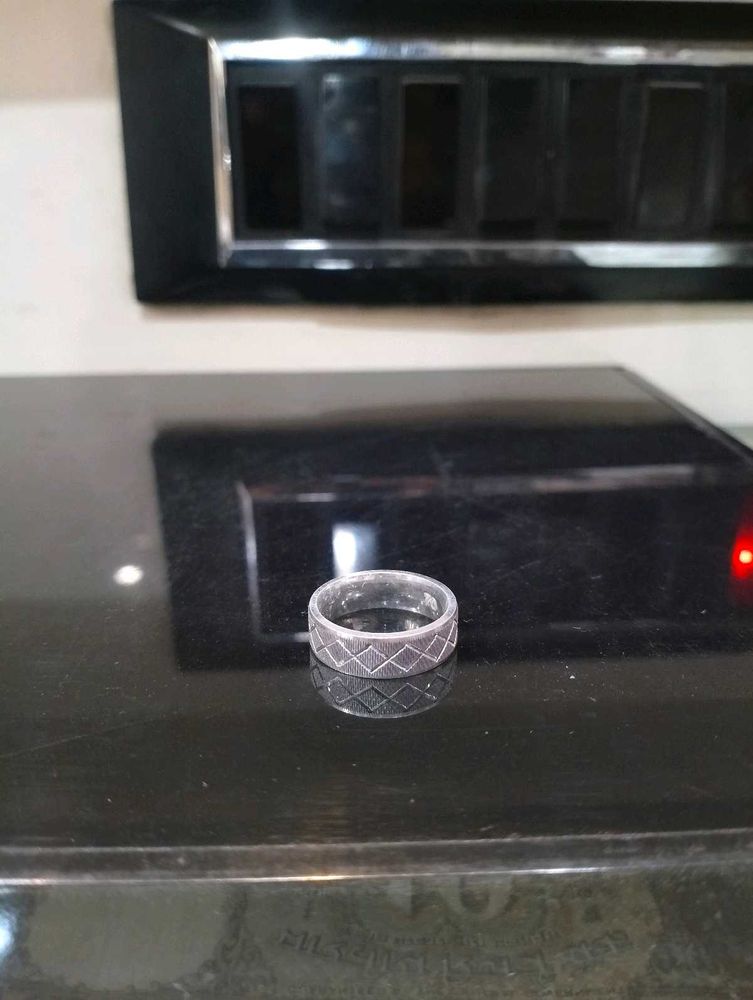 Challa Round Ring Pure Silver