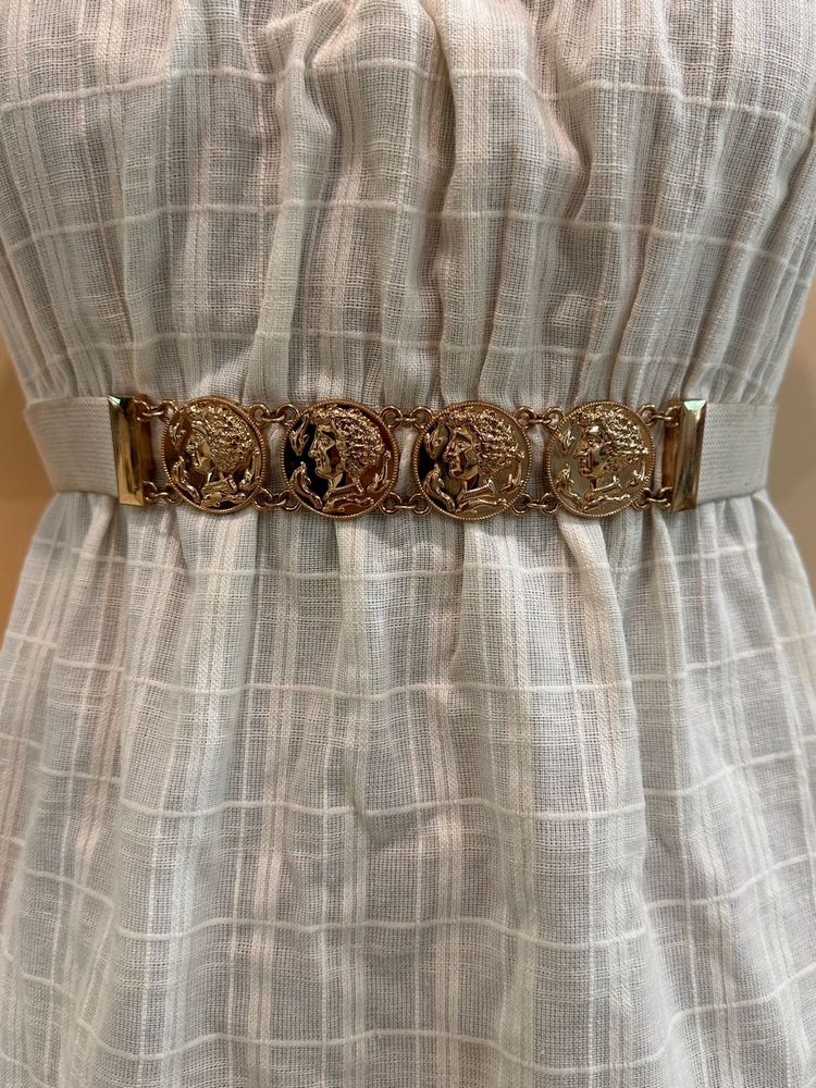 Gold Coin Chain Belt