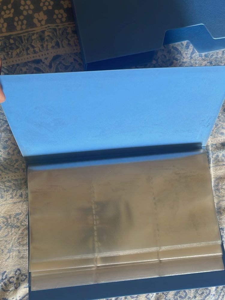Blue Visiting card holder/ Photo Album