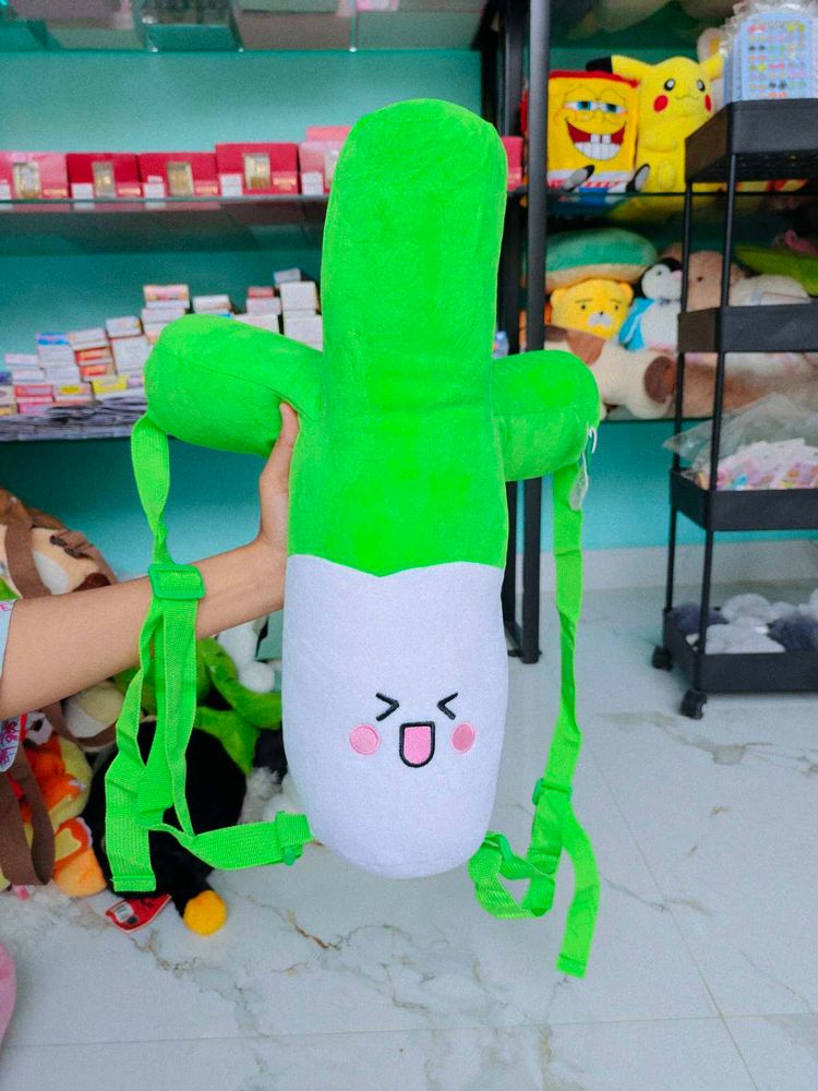 Cute Radish Plush Backpack