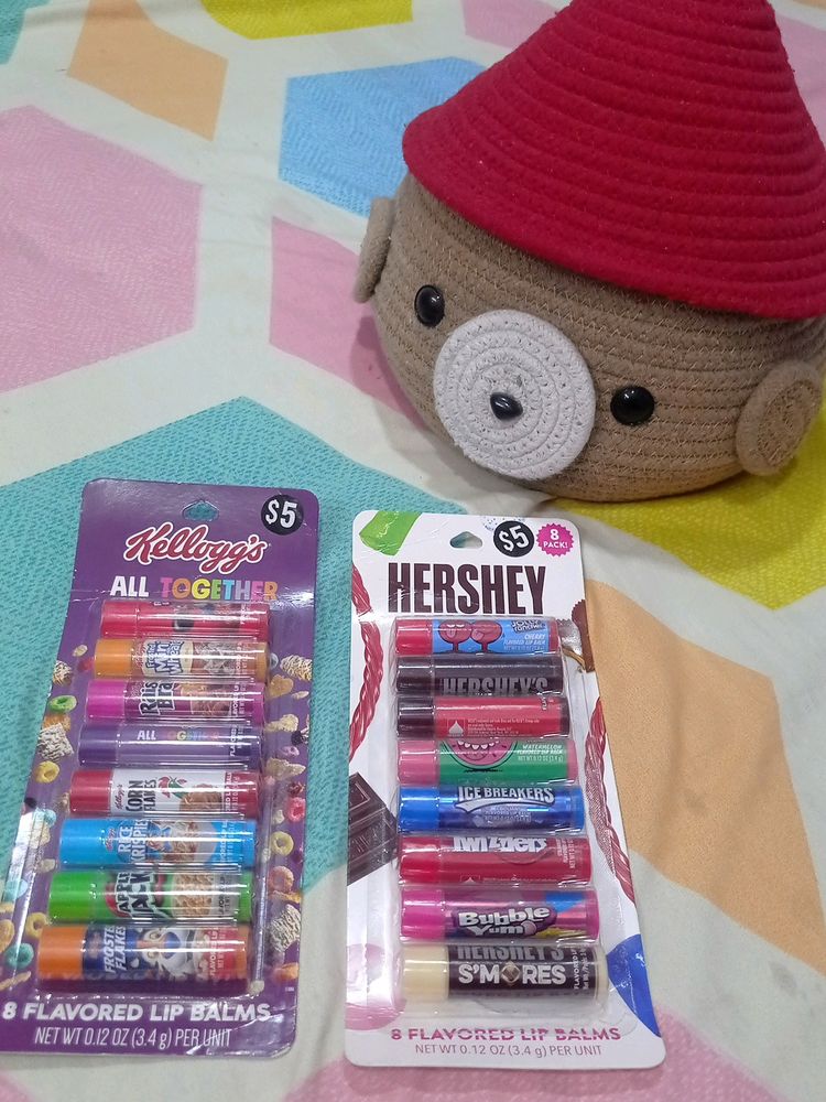 Flavoured Lip Balms .