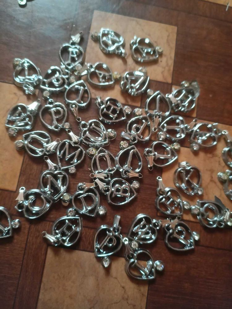 Alphabet Charms for Jewelry Making