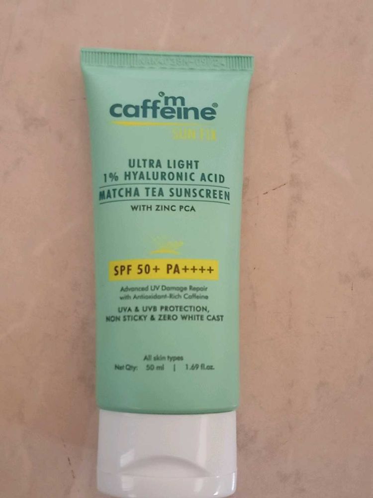 m caffeine suncreen