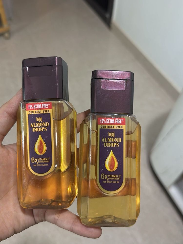 Bajaj Almond Drops Hair Oil (2 Bottles)