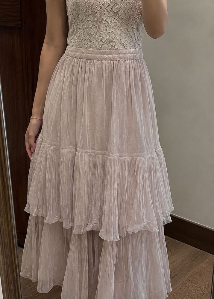 Dusty Pink Tulle Dress