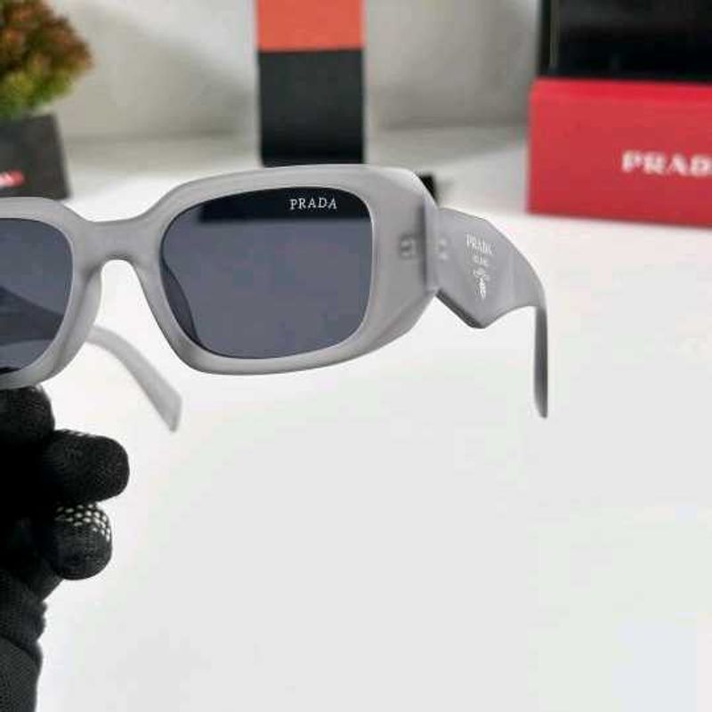 Prada Women Sunglasses Grey Black