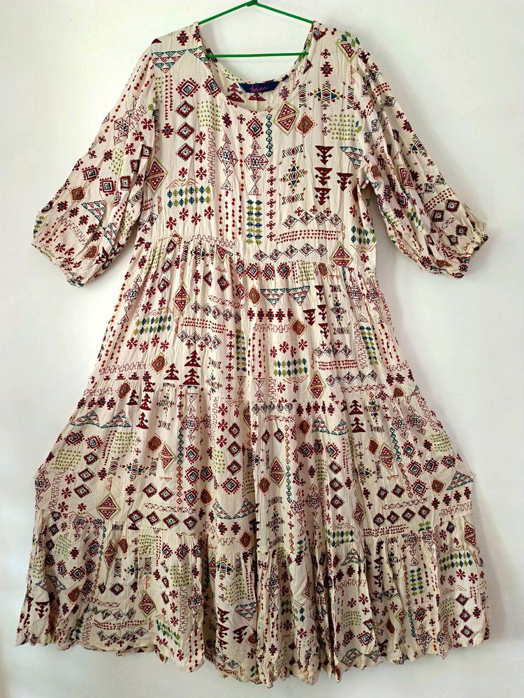 New Fusion Anarkali Printed Top 👗❣️