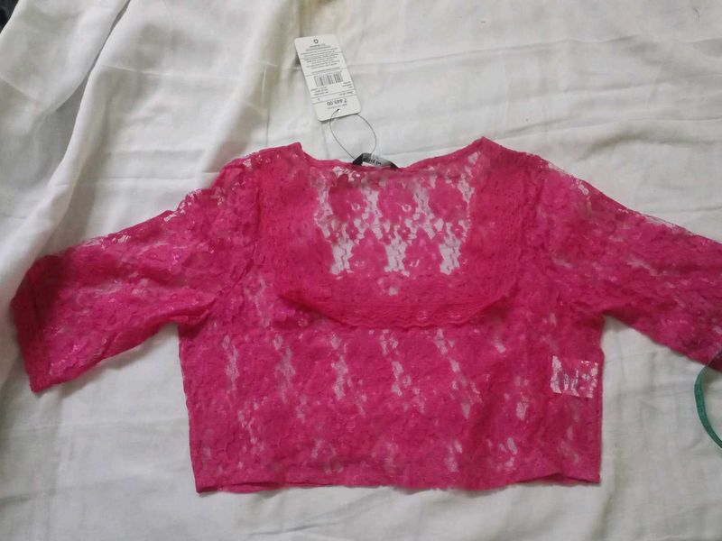 Pink Lace Blouse - Elegant &amp; Trendy