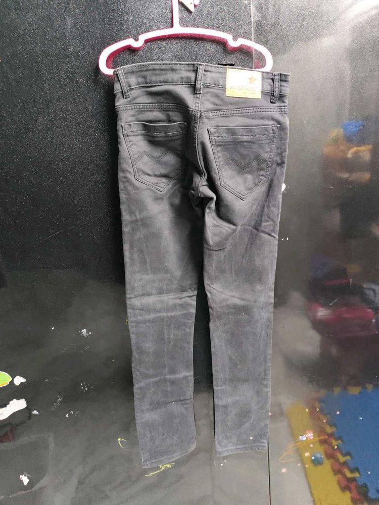 Stylish Grey Denim Jeans