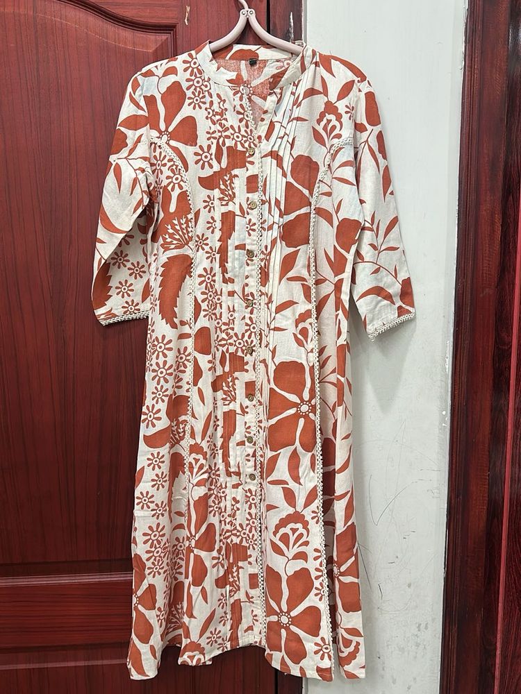 Boho Floral Print Kurta set