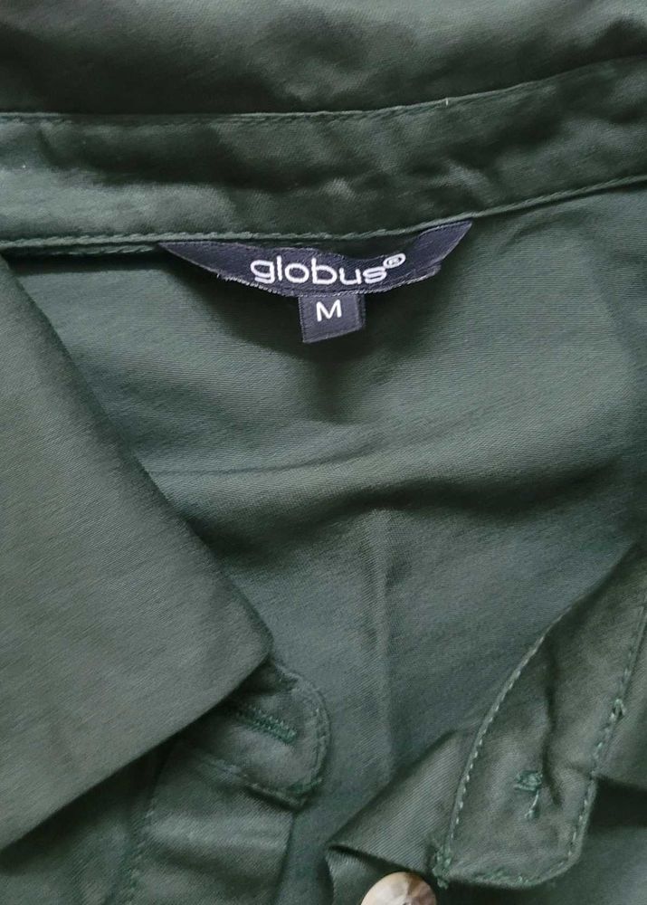 Globus Green Collared Shirt - Size M