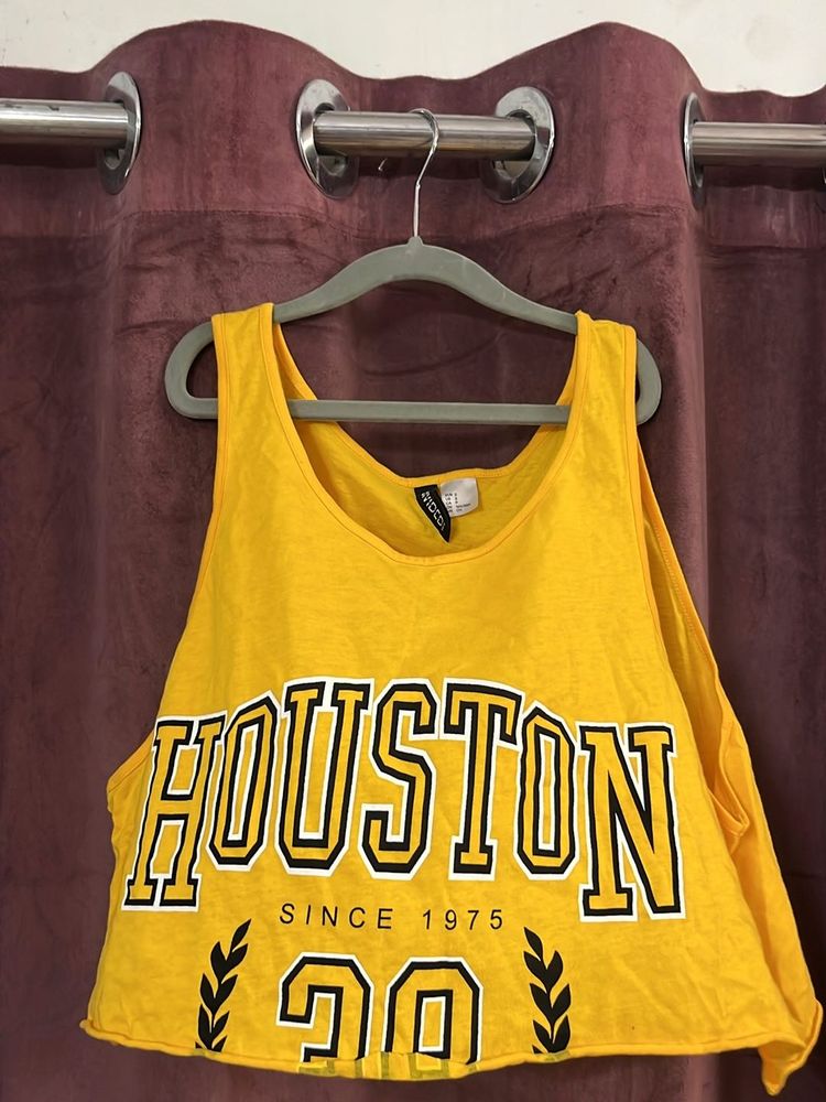 Yellow Houston "Since 1975" Graphic Tee