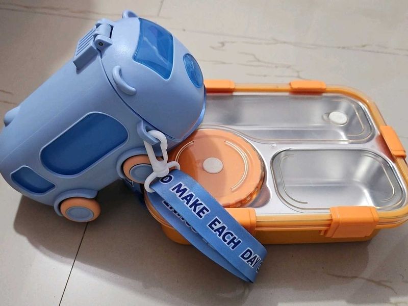 Cute Cartoon Lunch Box Set