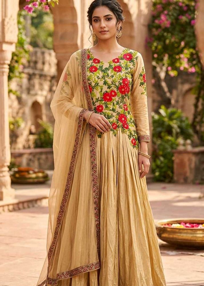 Embroidered Ethnic Gown