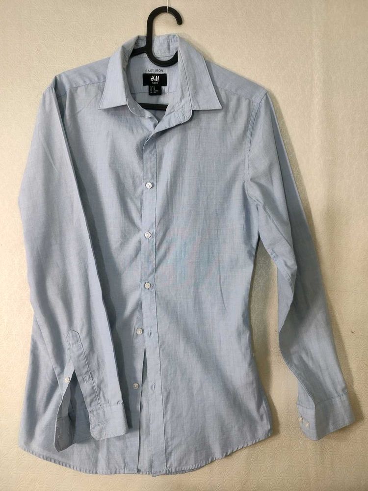 Men's Light Blue H&amp;M Shirt
