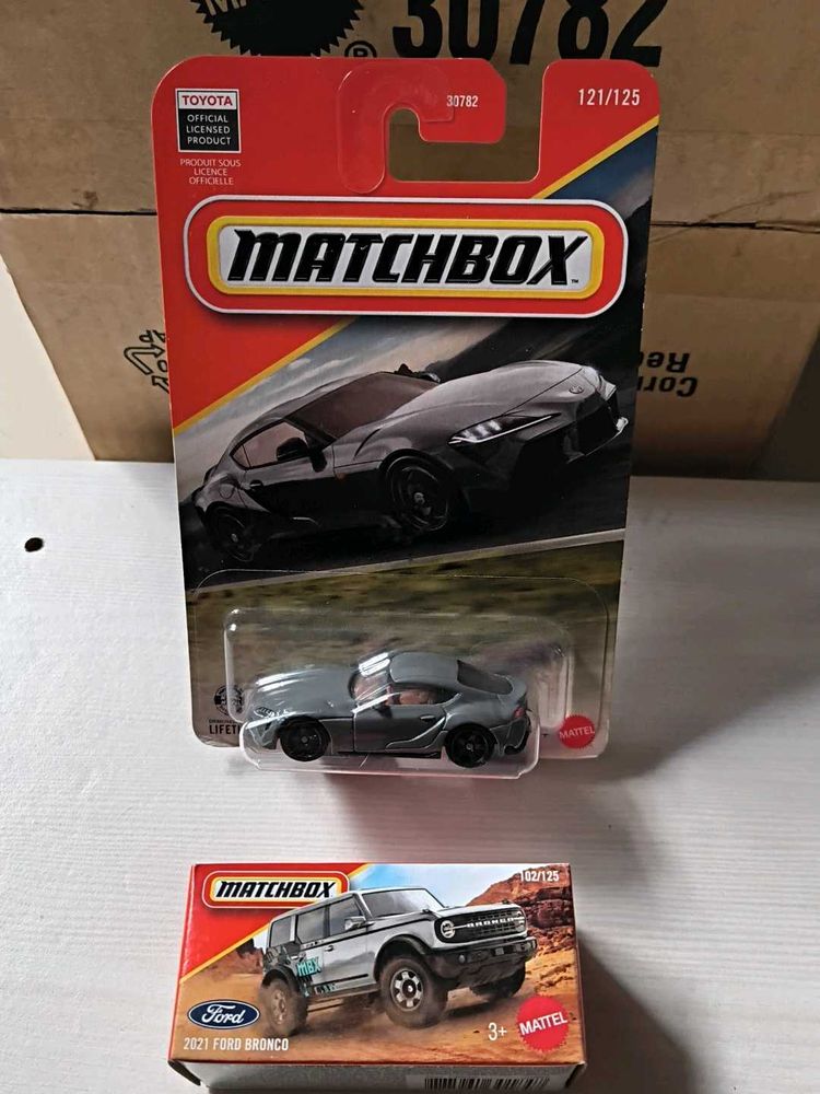 MATCHBOX GR SUPRA &amp; FORD BRONCO COMBO