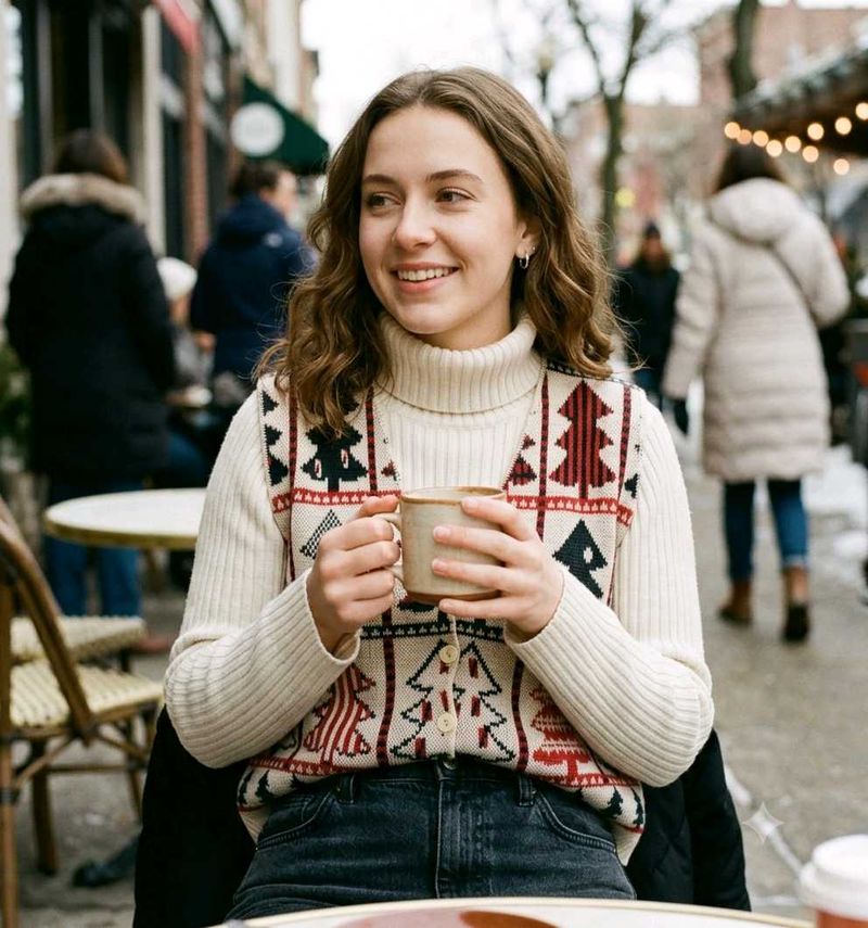 Cozy Christmas Tree Knit Sweater
