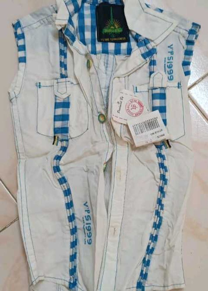 Boys Sleeveless Shirt