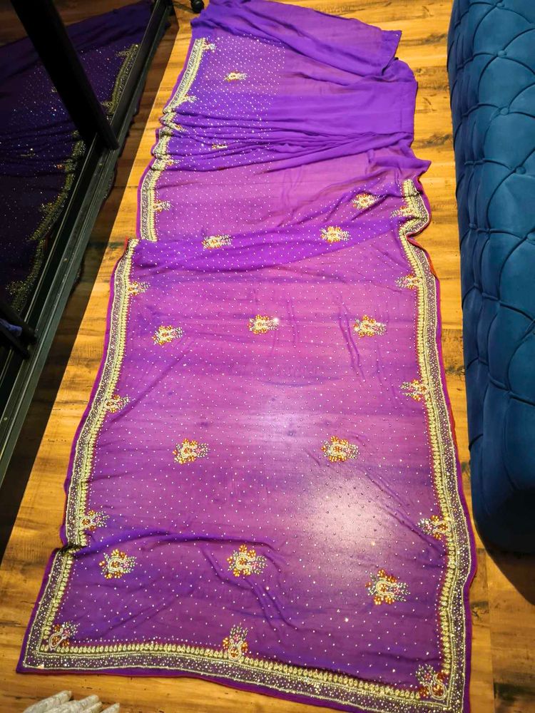 Ready to wear saree fully handwork