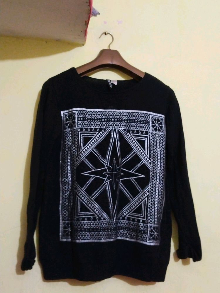 Black opium pattern full sleeves