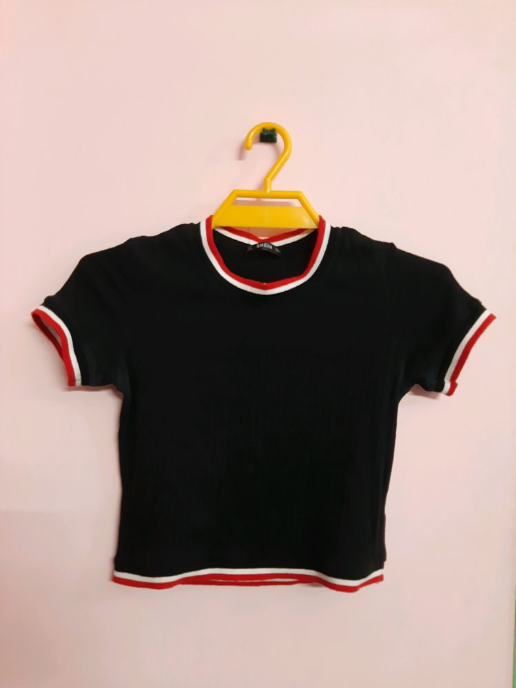 Round Neck Top From Shein
