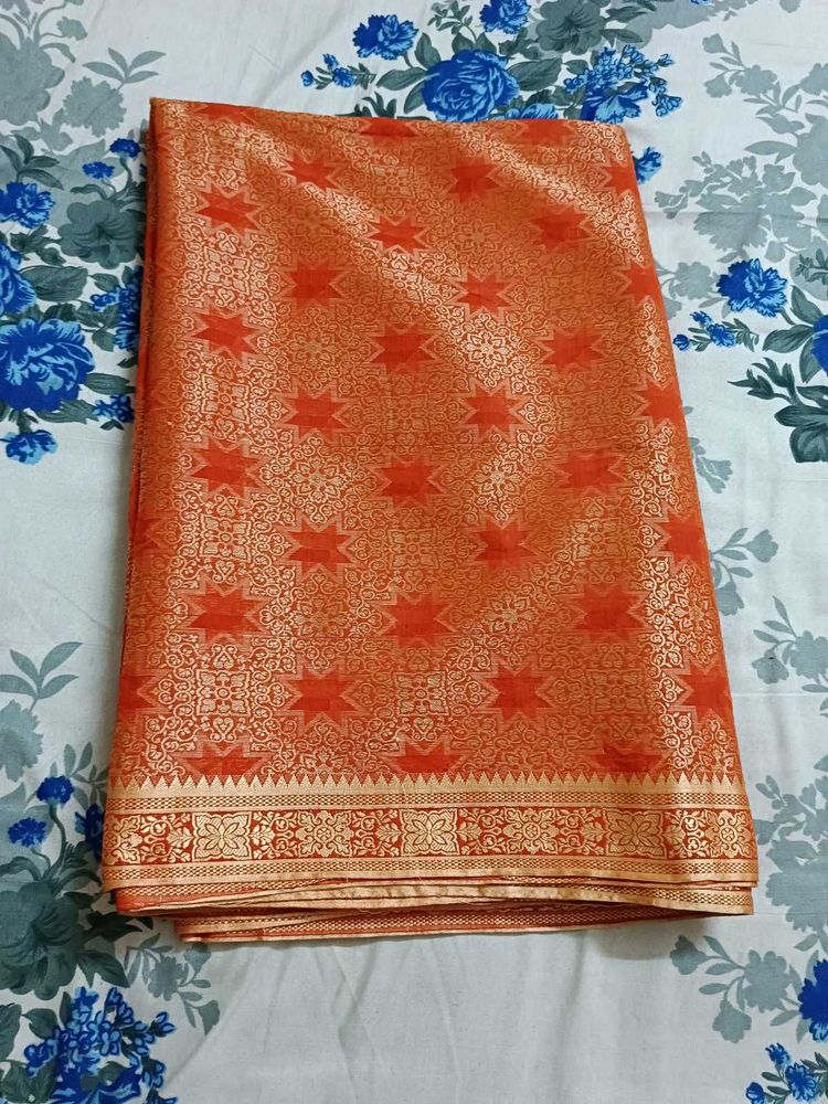 NEW Chanderi Banarasi Saree