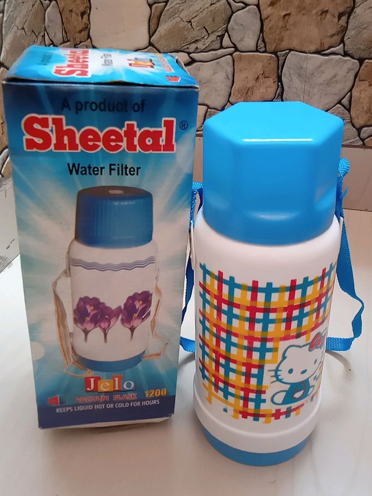 NEW BRANDED SHEETAL WATER FILTER VACUUM FLASK 1200