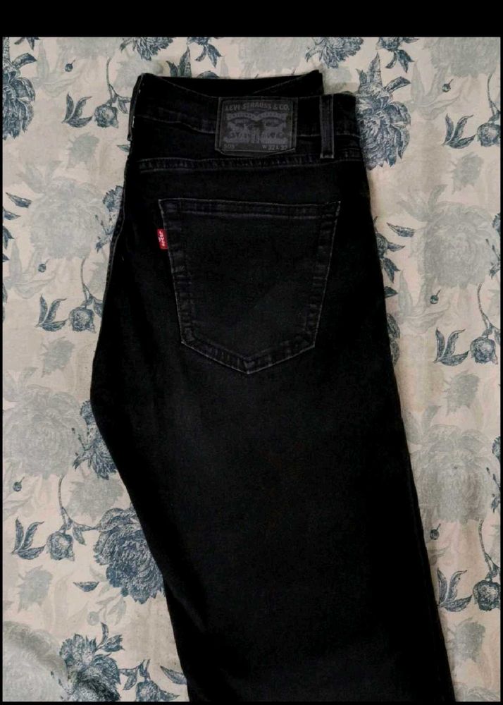 Levi's 505 Straight fit wash Black Jeans