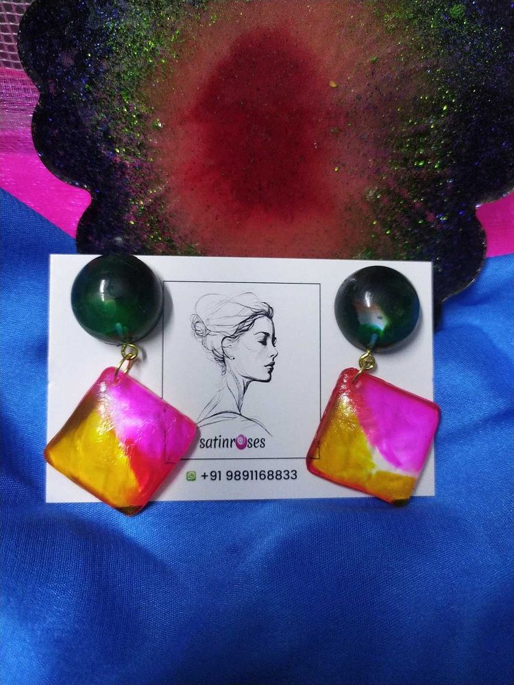 Boho Diamond Drop Earrings