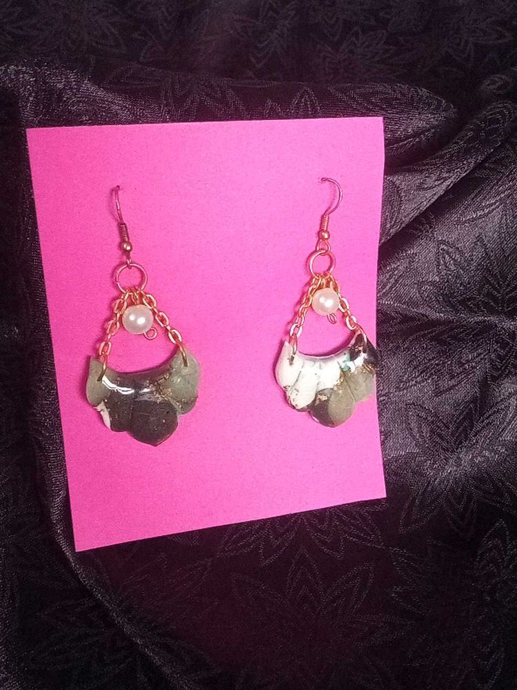 Boho Pearl Drop Earrings