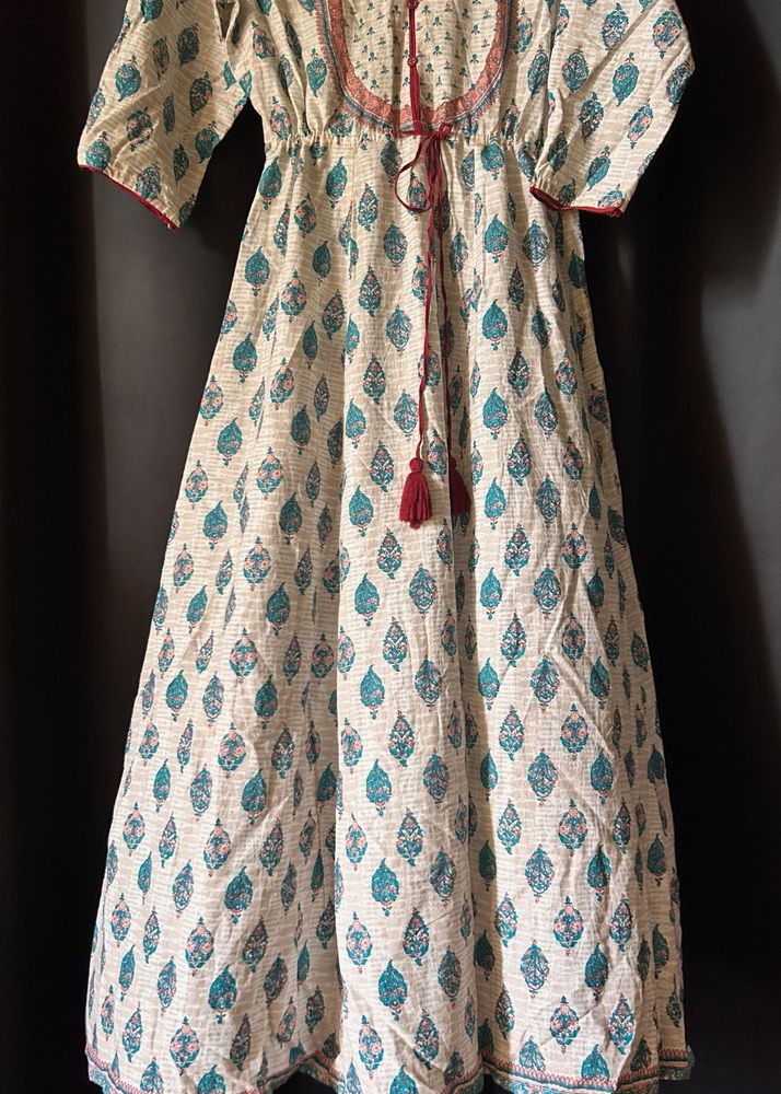 Leaf Print Kurta