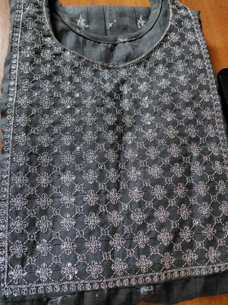 Embroidered Kurti Top