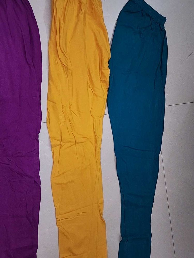 Combo Of 2 Cotton Leggings
