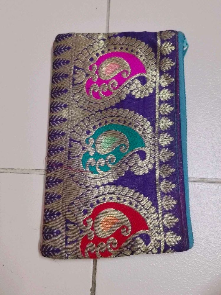 Ethnic Embroidered Pouch