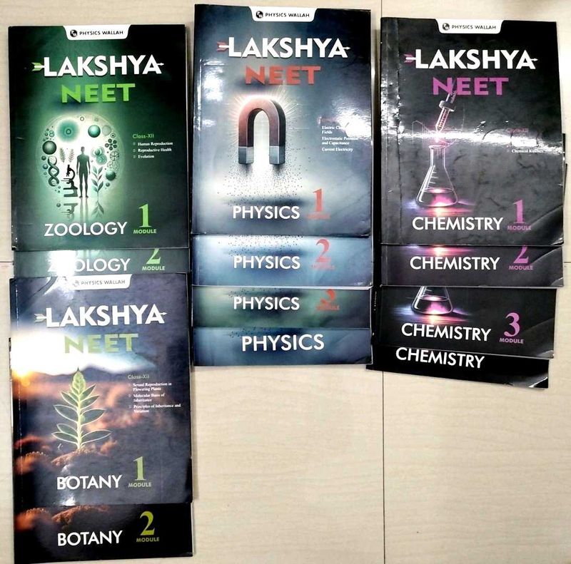 PW Lakshya NEET 12 Botany, Zoology, Physics, Ch
