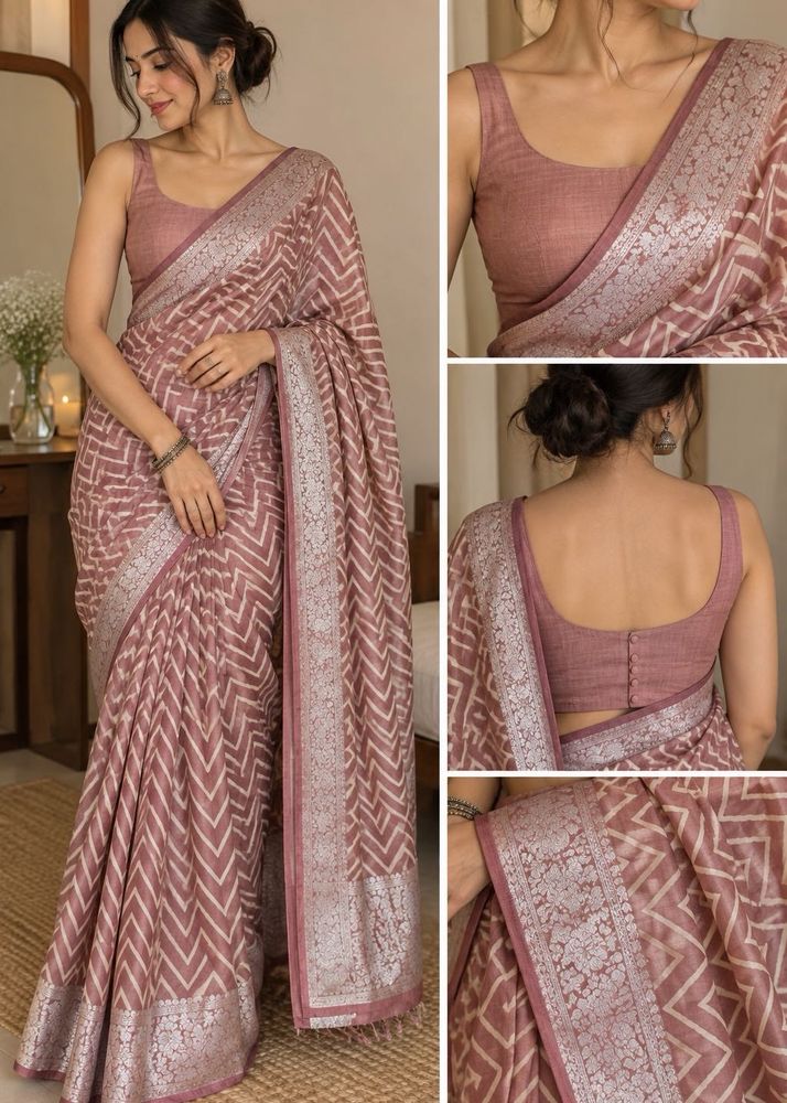 Elegant Saree with Blouse piece