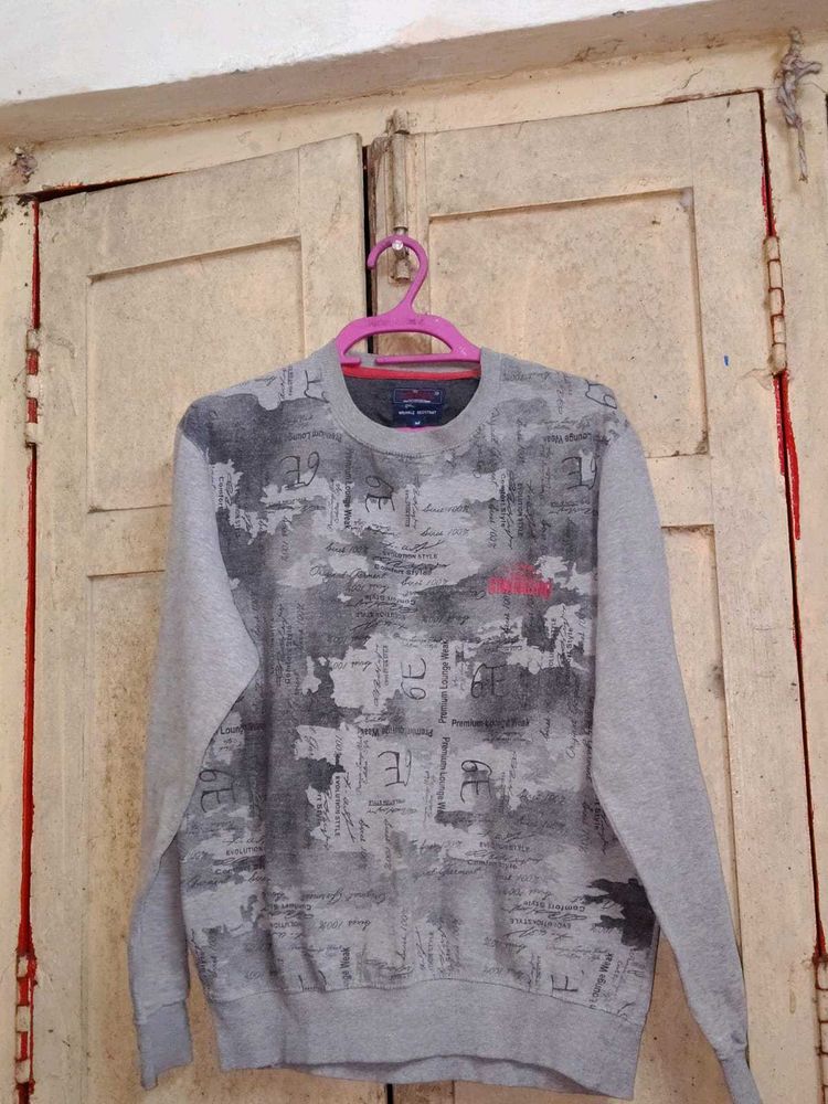Grey Graphic Sweatshirt