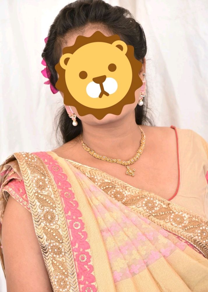 Golden Saree