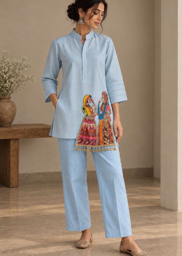 Ethnic Short Kurta Set for women