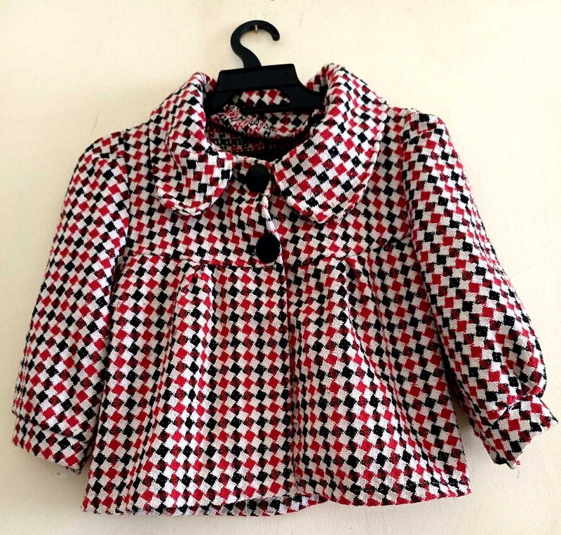 Checked Jacket for Girls