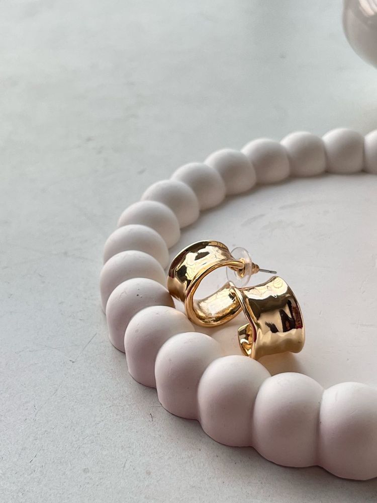 Statement Gold Hoop Earrings
