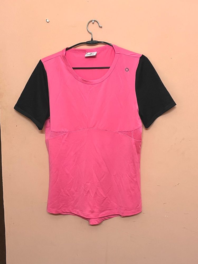 Sale❗️ Neon Pink &amp; Black Active Top
