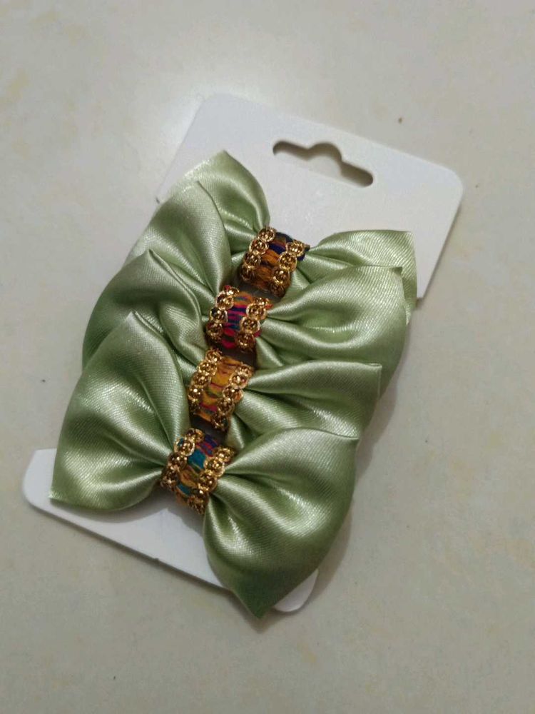 Cute Bow Hair Clips Set