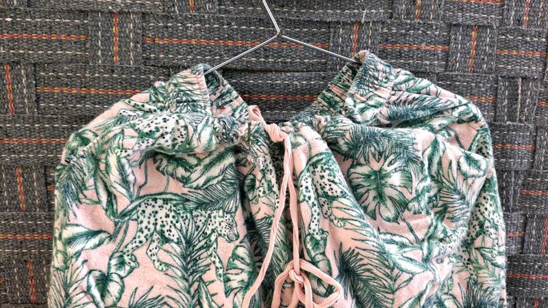 Tropical Print Pants