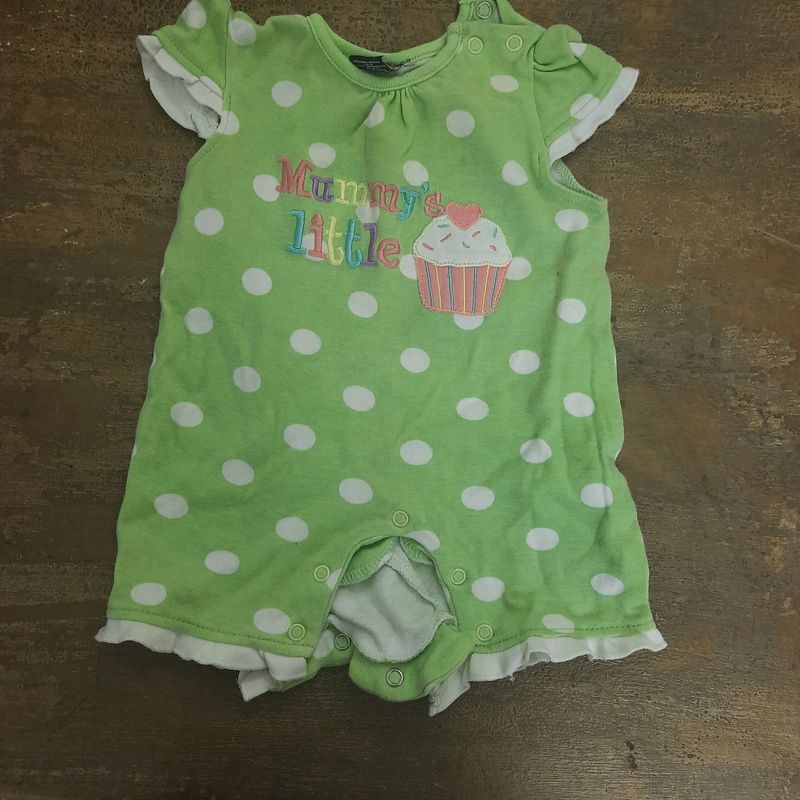 3-6 Months- Baby Girl Play suit