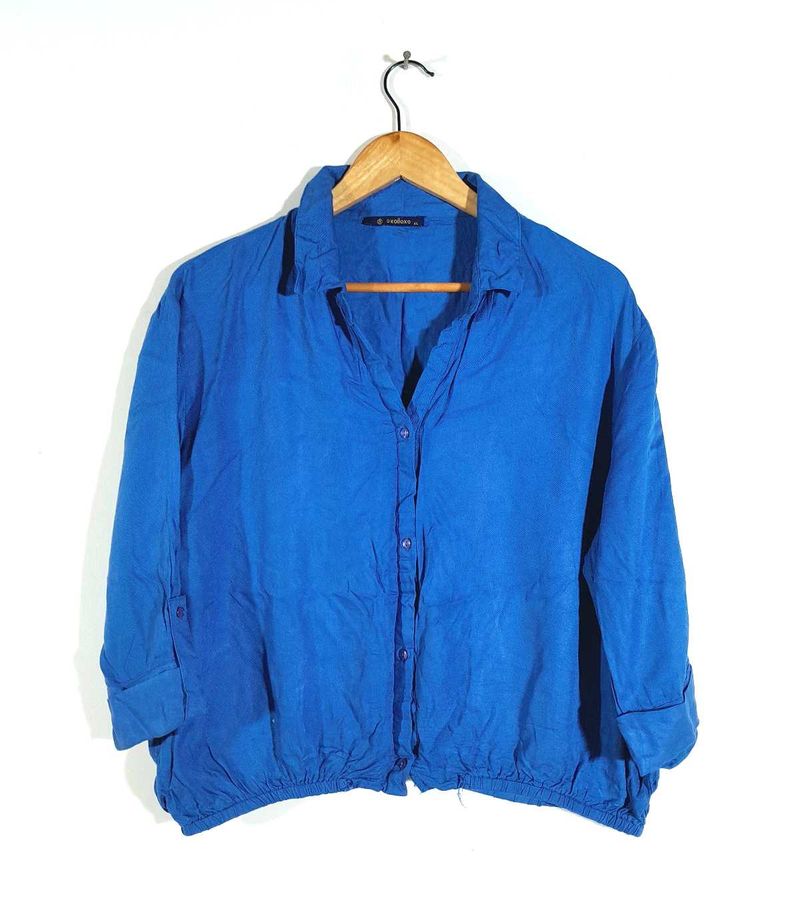 Oxolloxo Branded Blue Top For Women's XL
