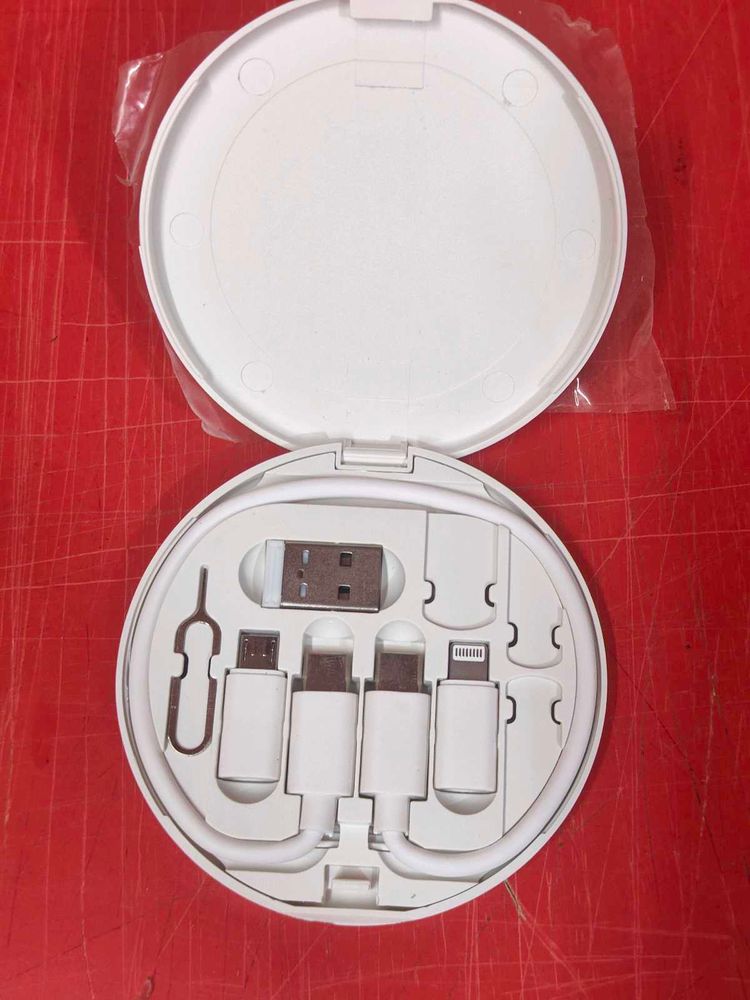 60W Multifunctional Data Cable Set - White