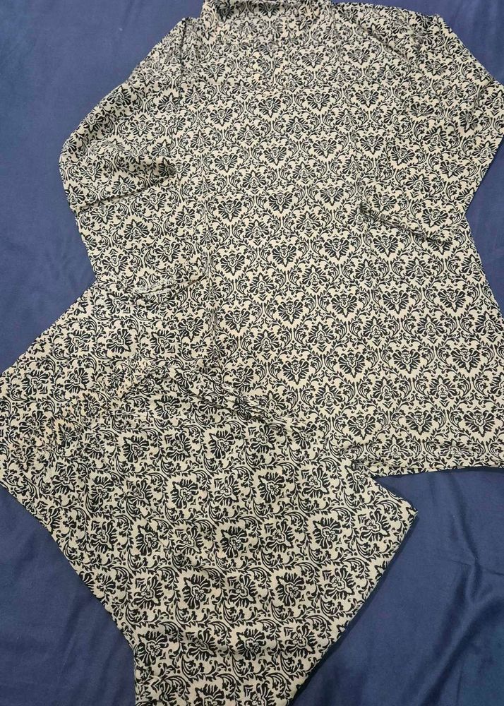 Stylish Printed Kurta Set / cord se