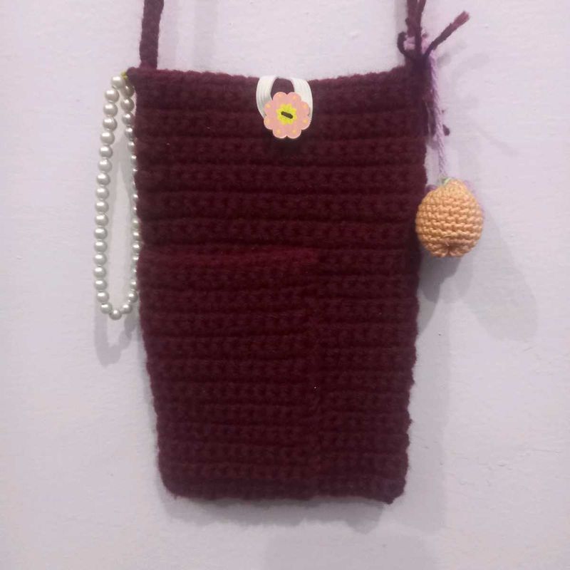 Crochet Cell Phone Bag
