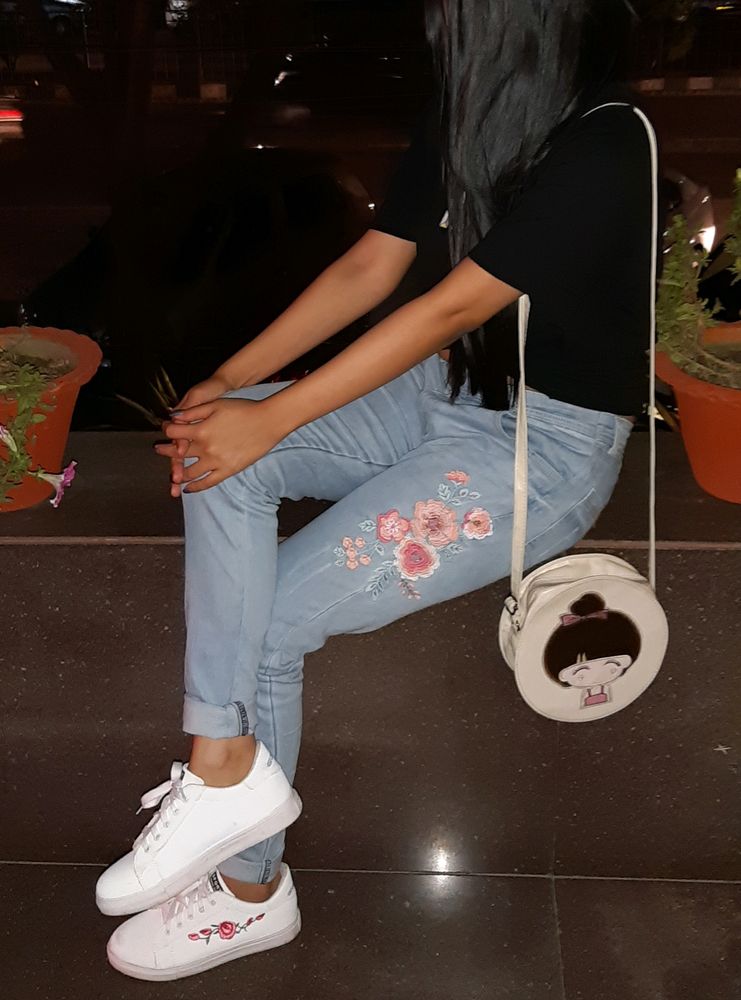 Embroidered Jeans (Rare)